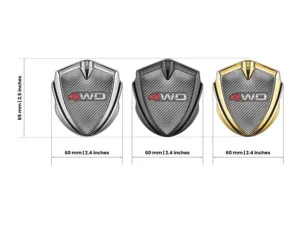 Emblem Car Badge Luxury Finish Alloy Design